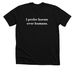 Prefers Horses, a Solid Black Blend Premium Unisex Tee