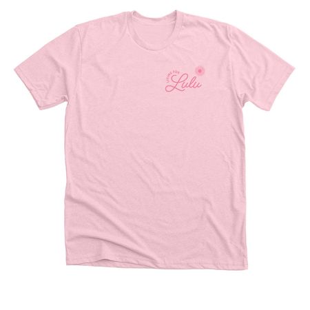 New Living For Lulu Tees and Sweatshirts, a Heather Pink Premium Unisex Tee