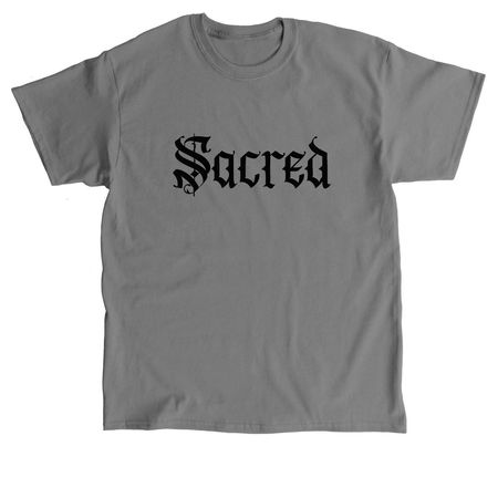 SACRED, a Charcoal Classic Unisex Tee