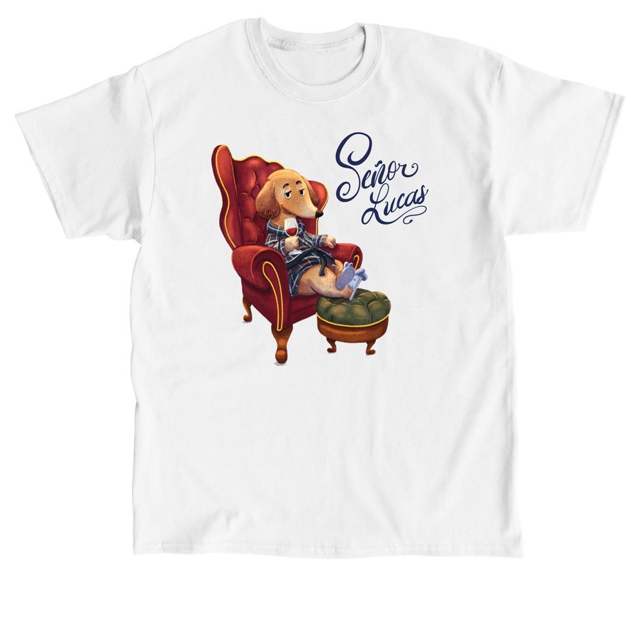 ?Se?or Lucas? T-Shirt, a White Classic Unisex Tee