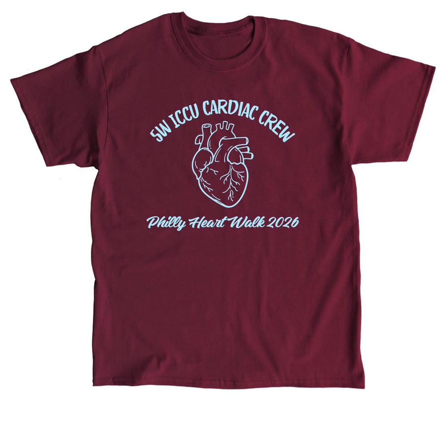 Philadelphia Heart Walk, a Maroon Classic Unisex Tee