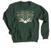 Throwback, a Forest Crewneck Sweatshirt