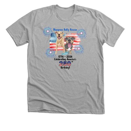 4th of July t-shirt, a Athletic Heather Premium Unisex Tee