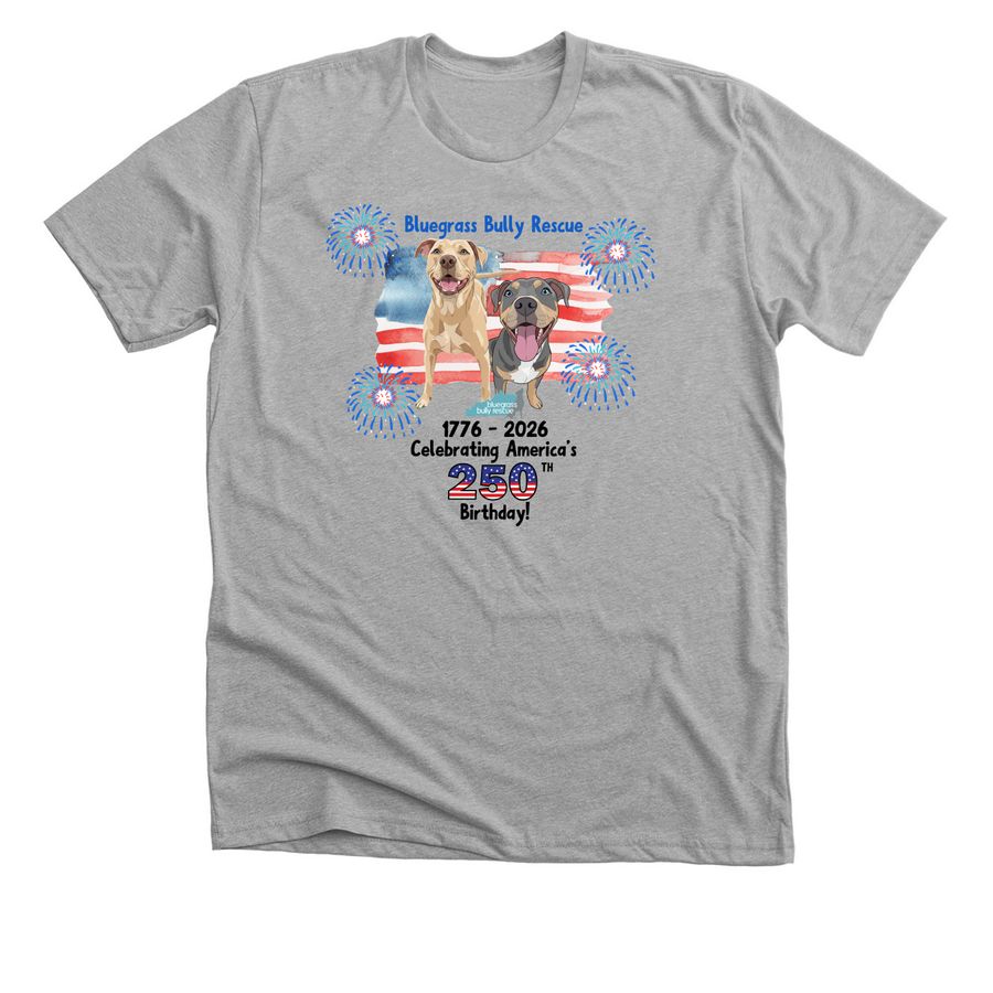 4th of July t-shirt, a Athletic Heather Premium Unisex Tee