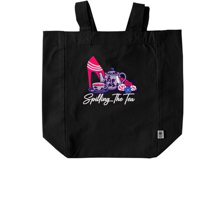 Toting Healing!, a Black Recycled Cotton Tote Bag