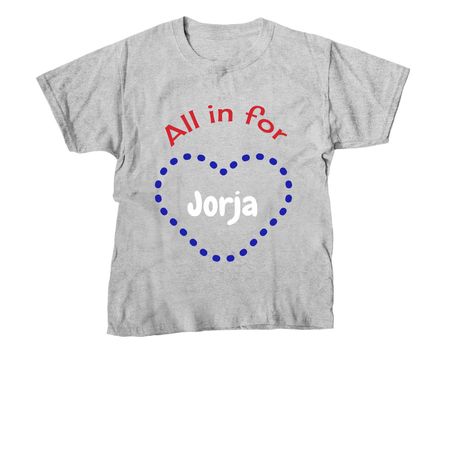 All For Jorja, a Sport Grey Youth Unisex Tee