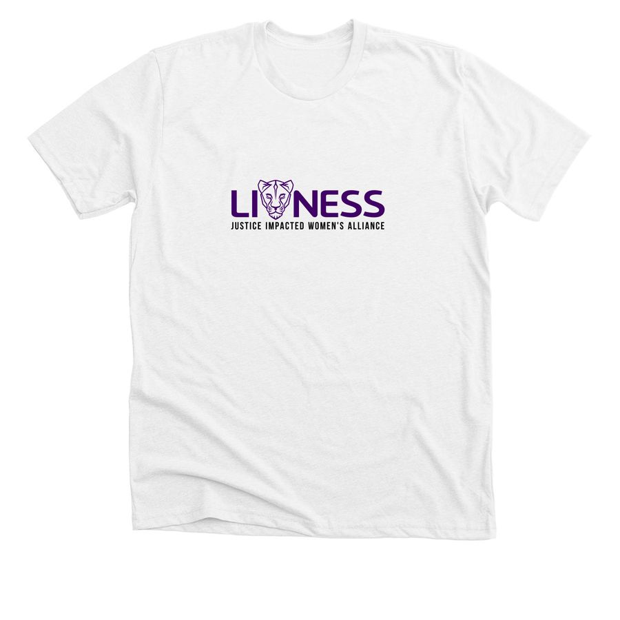 Branded Apparel, a Solid White Blend Premium Unisex Tee