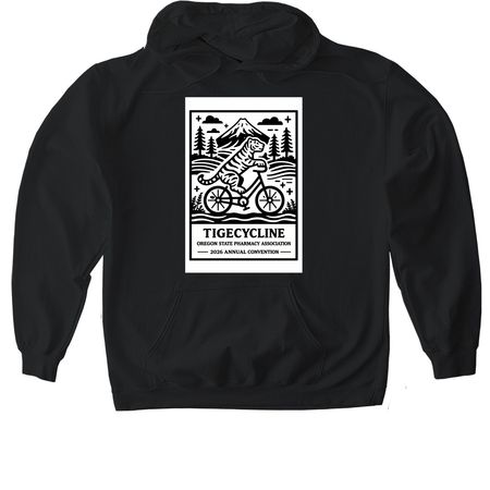 2026 Annual Convention, a Black Gildan Softstyle Pullover Hoodie