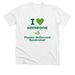 I Heart (white), a Solid White Blend Premium Unisex Tee