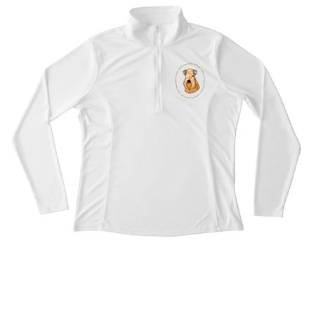 SCWTCA Specialty Women's Performance 1/4 Zip, a White Women's Performance Quarter Zip Pullover