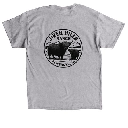 No Bull...Just Yak, a Sport Grey Classic Unisex Tee (back-view)
