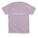 #STANDFORSETH, a Light Violet Premium Cotton Tee (back-view)