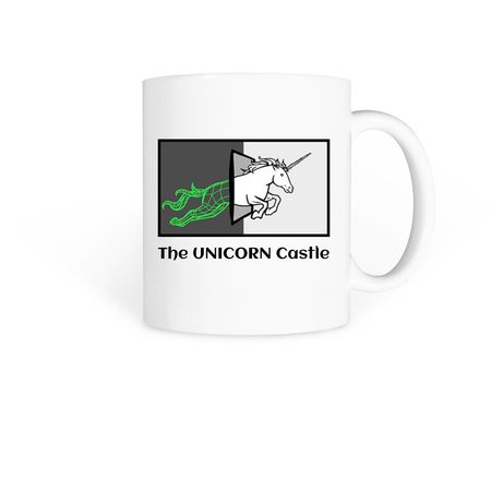 Drink from a unicorn!, a White Coffee Mug
