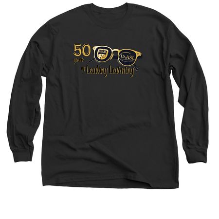 VAASL 50 Years, a Black Classic Long Sleeve Tee