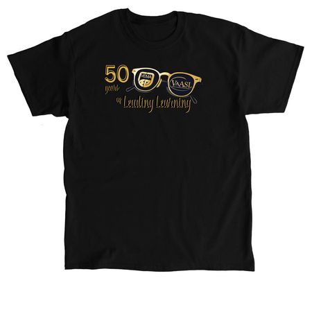 VAASL 50 Years, a Black Classic Unisex Tee