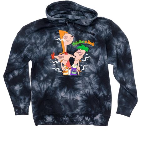 Phindica & Herb Limited Edition&nbsp;, a Black Tie Dyed Pullover Hoodie