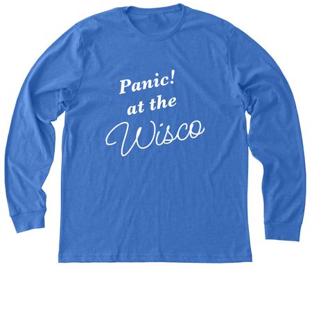 Panic! At the new Unis, a Heather True Royal Premium Long Sleeve Tee
