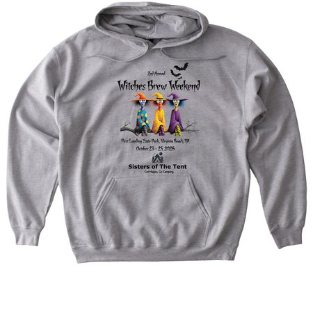 SOTT Witches Brew Weekend 2026, a Sport Grey Gildan Softstyle Pullover Hoodie
