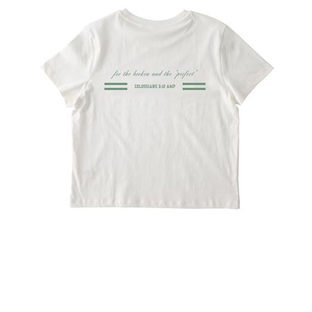Set Apart Social Club In Green,Black & White&nbsp;, a Off White Stanley/Stella Women?s Stella Muser Tee (back-view)
