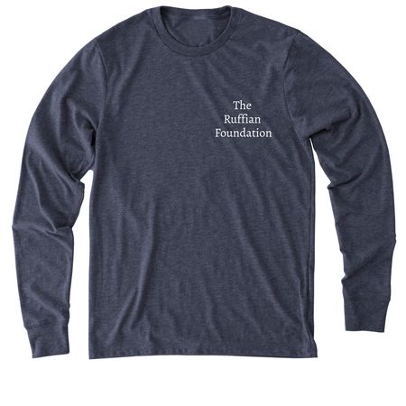 Fall 4 the Paws, a Rebel Blue Allmade Eco Triblend Long Sleeve Tee