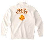House of Leo | Young Lion, a Bone Midweight Quarter Zip Pullover (back-view)