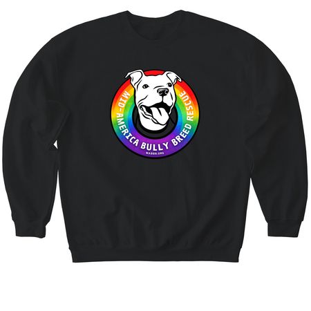 MABBR PRIDE, a Black Softstyle Crewneck Sweatshirt