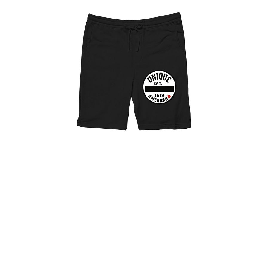 Our story. No comparison. No Parallel., a Black Midweight Fleece Shorts