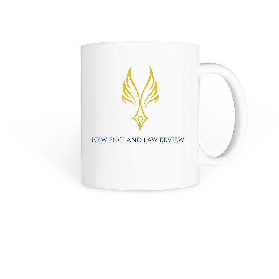 New England Law Review Mug, a White Coffee Mug