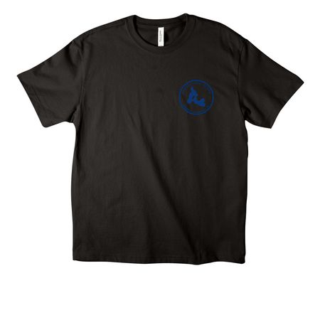 Saddle Lake Island Merch, a Black Unisex Heavyweight Tee