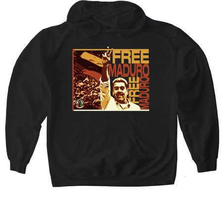Free Maduro, a Black Gildan Softstyle Pullover Hoodie