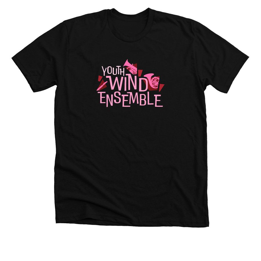 Youth Wind Ensemble - Shirts, a Solid Black Blend Premium Unisex Tee