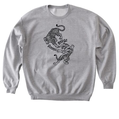 tiger stripes, a Sport Grey Softstyle Crewneck Sweatshirt