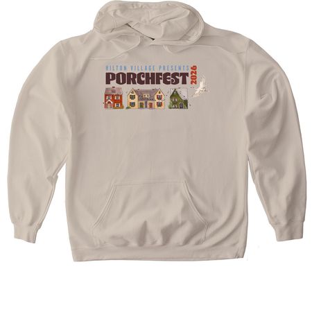 Porchfest Shirts & Sweatshirts, a Sand Gildan Softstyle Pullover Hoodie