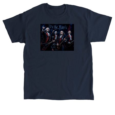 American Metal, a Navy Classic Unisex Tee