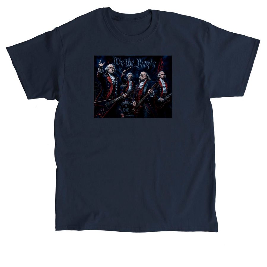 American Metal, a Navy Classic Unisex Tee