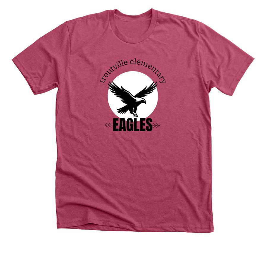 Eagles, a Heather Raspberry Premium Unisex Tee