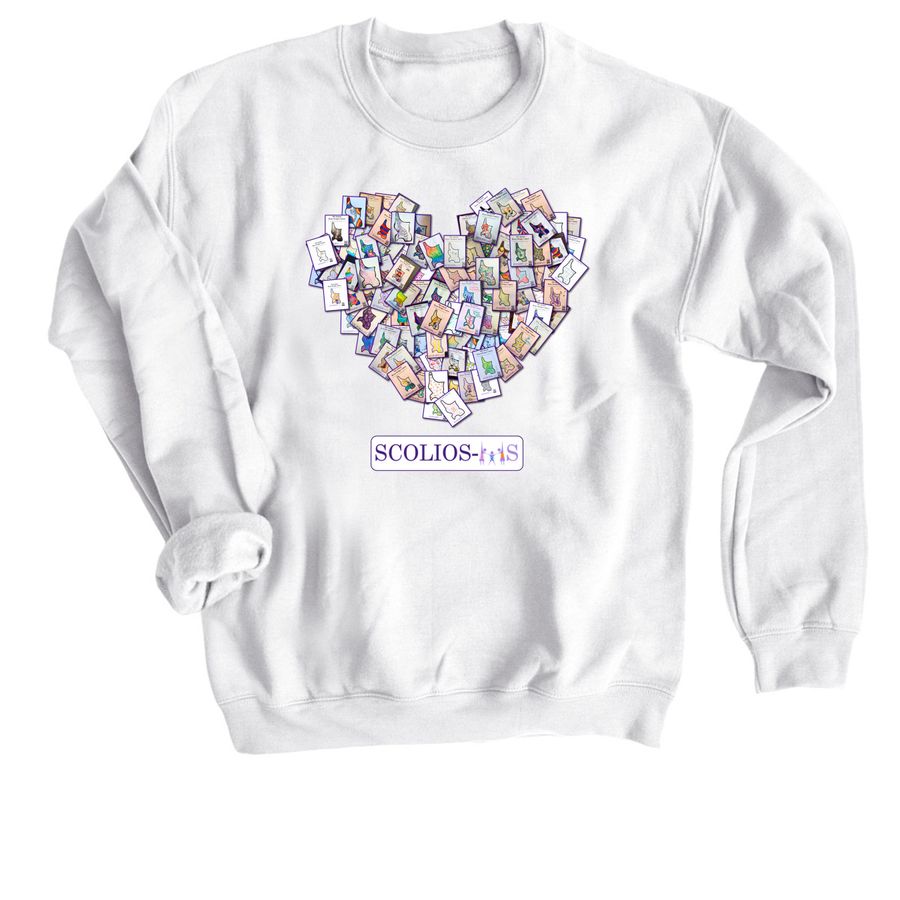 9th Annual Brace Design Contest T-Shirt&nbsp;, a White Crewneck Sweatshirt