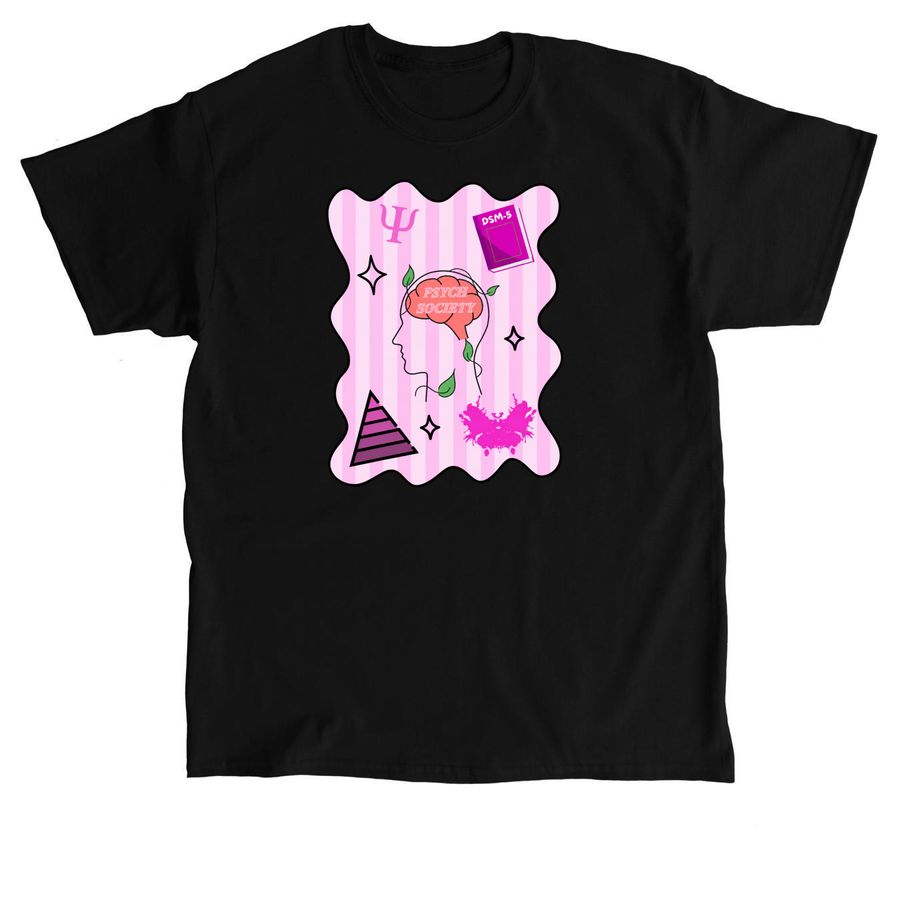 Psych Society&nbsp;, a Black Classic Unisex Tee