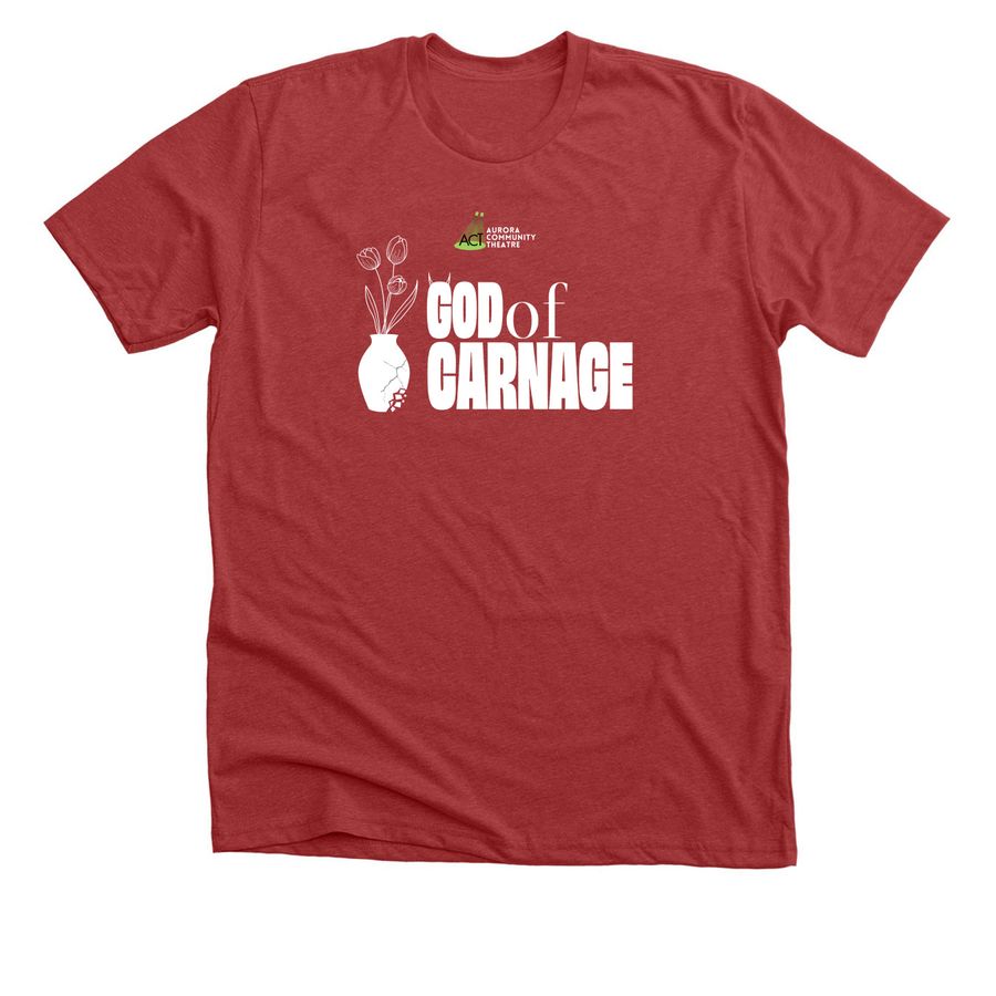 God of Carnage Show Shirts, a Heather Canvas Red Premium Unisex Tee