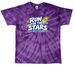 Run For the Stars, a Purple Classic Tie Dye Tee