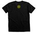CHOP logo, a Black Heather Premium Unisex Tee (back-view)
