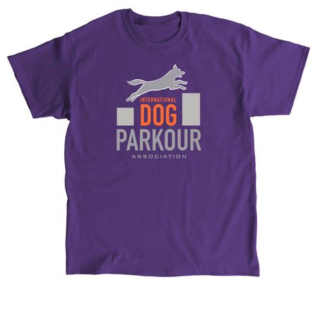 International Dog Parkour Association Shirts!, a Purple Classic Unisex Tee