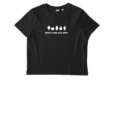 What's your clay body?, a Black Stanley/Stella Women?s Stella Muser Tee