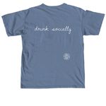Life With KP, a Blue Jean Comfort Colors Unisex Tee (back-view)