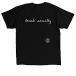 Life With KP, a Black Classic Unisex Tee (back-view)