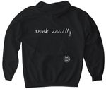Life With KP, a Black Gildan Softstyle Pullover Hoodie (back-view)