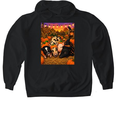 Our First Halloween&nbsp;, a Black Gildan Softstyle Pullover Hoodie