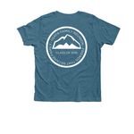Youth USAFA Reunion&nbsp;, a Heather Deep Teal Premium Youth Tee (back-view)