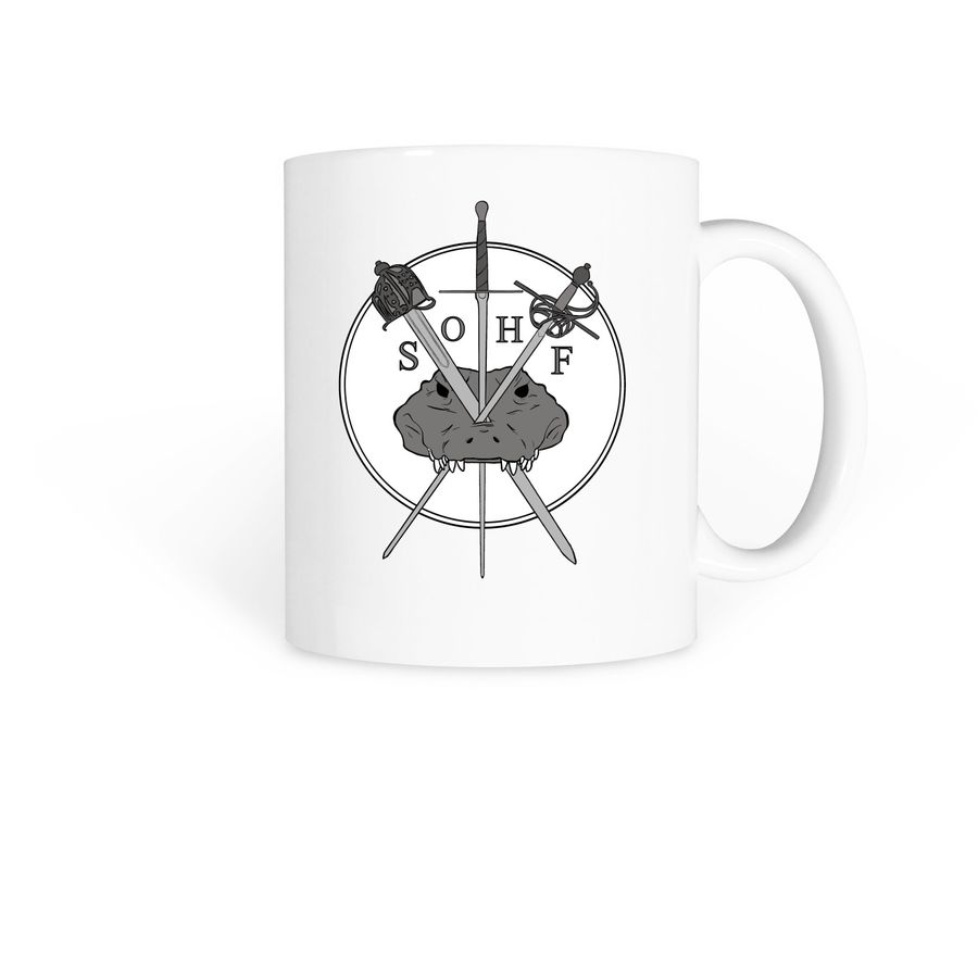 SOHF Logo Mugs, a White Coffee Mug
