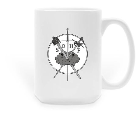 SOHF Logo Mugs, a White Large Coffee Mug